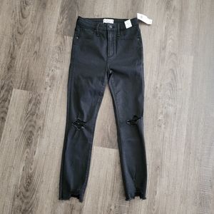 Abercrombie High Rise Super Skinny Ankle Jeans